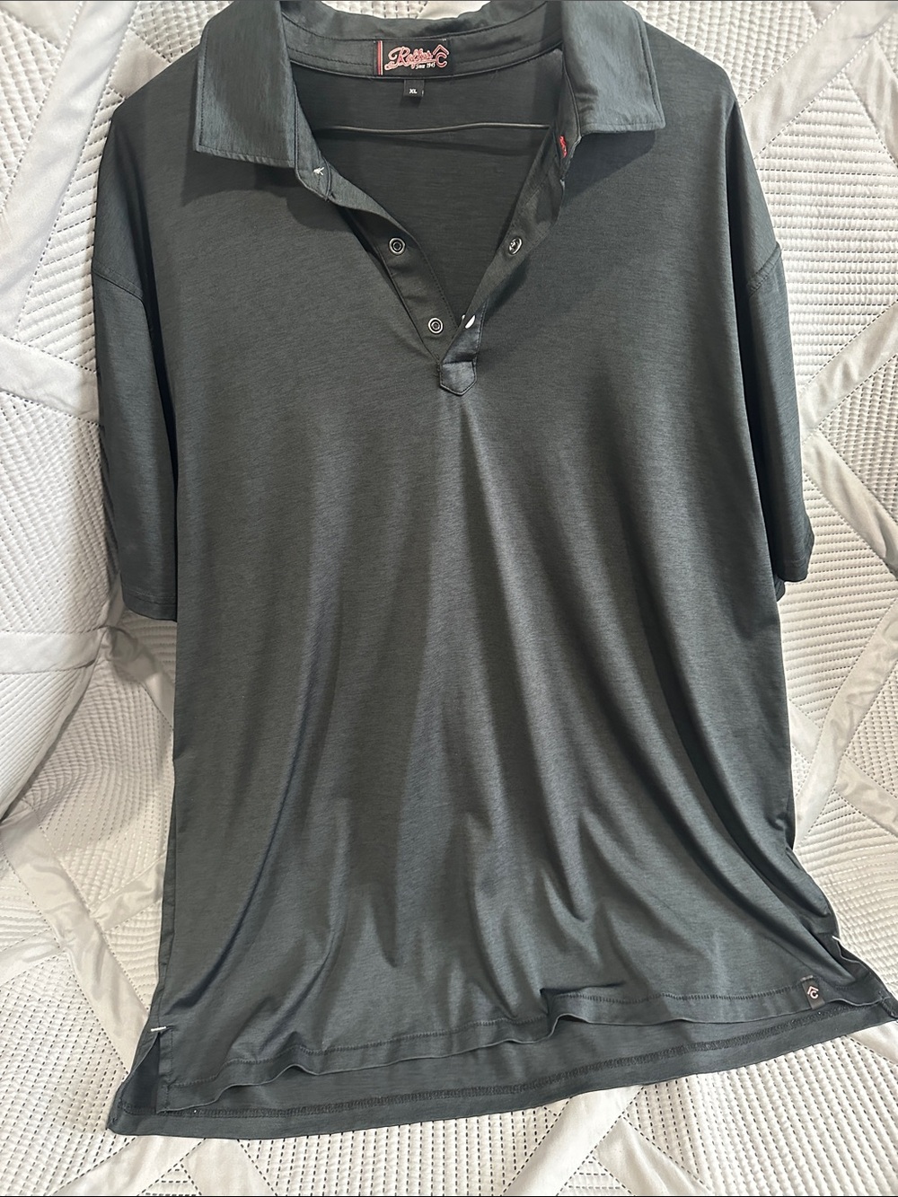 Rafter C Dark Gray Men's Polo Shirt